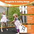 thumbnail image 3 of Patiojoy Trampoline 10FT Approved Recreational Trampoline with Ladder Enclosure Safety Pad and Anti-Rust Galvanized Steel Frame Orange, 3 of 9