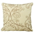 thumbnail image 2 of Home Soft Things 4-Piece Reversible Damask Embroidery Bedspread Set, Beige, King 102"x90", 2 of 7