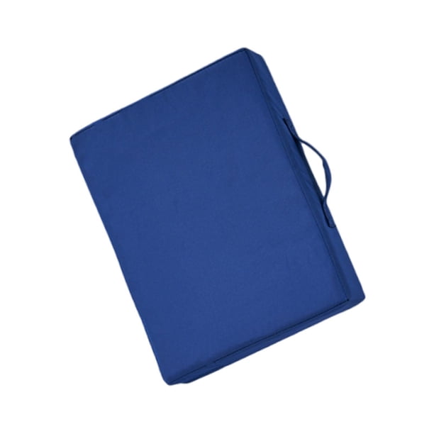 Cojín de Asiento de Estadio, Silla de Suelo con Funda Extraíble, Cojín de Gradas Portátil Y Versátil para Senderismo, Césped, Playa, Viajes Y Picnics. Azul