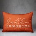 thumbnail image 2 of Creative Products Hello Sunshine Script Orange 14x20 Indoor / Outdoor Pillow, 2 of 2