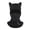 Black, variant on DOVACKA Unisex Cat Ears Balaclava Ski Mask, Face Cover for Music Festivals Rave Motorcycle Outdoor
