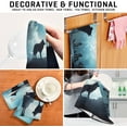 thumbnail image 7 of Dreamtimes Wolves Under The Moon Kitchen Towels, 18 x 28 Inch Super Soft and Absorbent Dish Cloths for Washing Dishes, 4 PCS Reusable Multi-Purpose Microfiber Hand Towels for Kitchen, 7 of 7