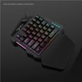 thumbnail image 4 of Juego De Ratón Ergonómico Para Juegos Por Cable H300 V100 35 Teclas Teclado De Juego De Una Sola Mano P6 Teclado Portátil Convertidor De Ratón Combo Minnieouse EL012729-00, 4 of 6