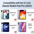thumbnail image 2 of Funda de teclado LDSOYIA Touchpad para Xiaomi Redmi Pad Pro de 12,1 pulgadas, 2 of 7