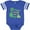 Football Blue and White, variant on Inktastic My Memaw Loves Me Grandson Dinosaur Boys Baby Bodysuit