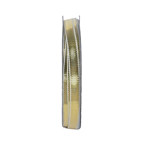 Gwen Studios 1/4" Metallic Gold Ribbon, 3 yards