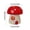 Red, variant on Sky Blue Ceramic Night Light, Ceramics LED Tabletop Accent Lamp, Bedroom Decorative Light for Bedroom Dorm Room and Desktop and Home and Daily Use and Indoor Home Display