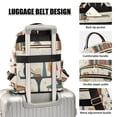 thumbnail image 3 of FORMRS Mini Backpack Purse for Women Travel Daypack Casual Shoulder Bag, Cats Reading Pattern, 3 of 7