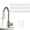 thumbnail image 2 of Faucet Filter Cotton Pad Set, Replacement Washed Cotton Filter Bag for Kitchen Sink, High Density Purifier Pouches, Splash Proof Faucet Aerator Strainer Sock for Bathroom Washbasin, 2 of 8