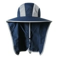 thumbnail image 2 of Chapeau de Soleil à Grand Bord avec Rabat de Nuque Hommes Femmes Protection Chapeau de Soleil pour Camping Randonnée Pêche, 2 of 7