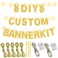 thumbnail image 3 of Kit de pancartas MFLUEEWR DIY, con purpurina personalizada, 175 unidades, 3 of 7