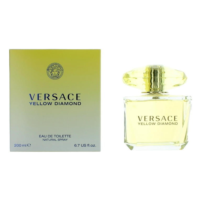 Versace Yellow Diamond Eau De Toilette Spray By Versace - 6.7 oz Versace Yellow Diamond Eau De Toilette Spray By Versace - 6.7 oz