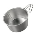 thumbnail image 1 of 450Ml Camping Ttainless Steel for Sierra Bowl Tableware Tableware for Hiking, 1 of 9
