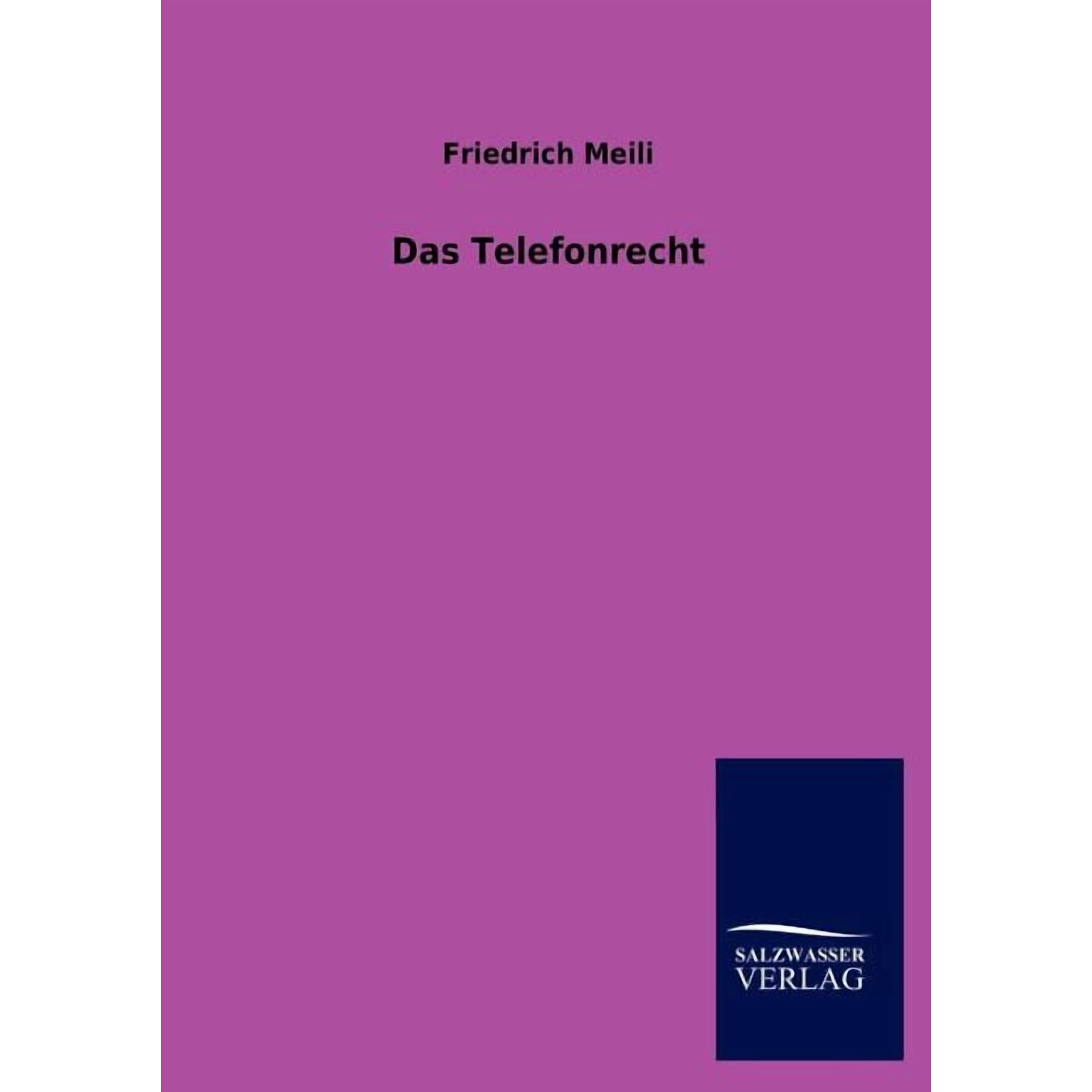 Das Telefonrecht (Paperback)