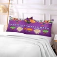thumbnail image 7 of GZHJMY Funny Halloween Costume Party Pillowcase Plush Pillowcase for Hair and Skin, Soft Standard Size Pillow Cases Zippered Queen Pillow Case Set of 1-21x54in Home Decor, 7 of 7