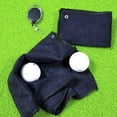 thumbnail image 2 of Tmvgtek Toalla De Palos De Golf Negra 25X25Cm Para Hombres Marido Novio Papá Regalos De Cumpleaños Tmvgtek Otros artículos deportivos, 2 of 9