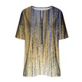 thumbnail image 5 of Mode Décontractée pour Femmes Chemises Imprimées Manches Courtes Tee-Shirts Amples Tunique Blouse Hauts pour Femmes Hauts Manches Courtes pour Femmes Imprimé Floral Hauts pour Femmes, 5 of 5