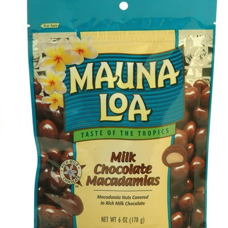 Mauna Loa Milk Chocolate Macadamias, 6 oz