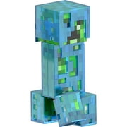 Minecraft Diamond Level Creeper, 5.5-inch Collector Action Figure with Die-Cast Accessories