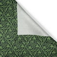 thumbnail image 5 of Ambesonne Irish Grommet Curtain, Intricate Clover Twigs, 50" x 84", Black Lime Green, 5 of 6