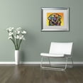 thumbnail image 4 of Trademark Fine Art 'Newfie' Canvas Art by Dean Russo, White Matte, Silver Frame, 4 of 4