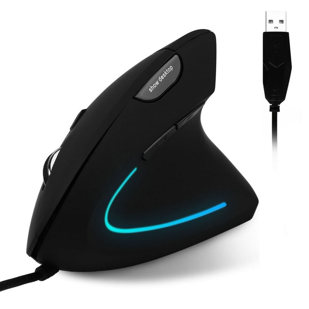 TSV Wired Ergonomic Vertical Mouse, Large Ergonomic Computer Mouse High