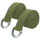 thumbnail image 1 of Bandas de fitness para ejercicios de estiramiento, fabricadas con algodón suave y duradero con hebilla de anilla., 1 of 5