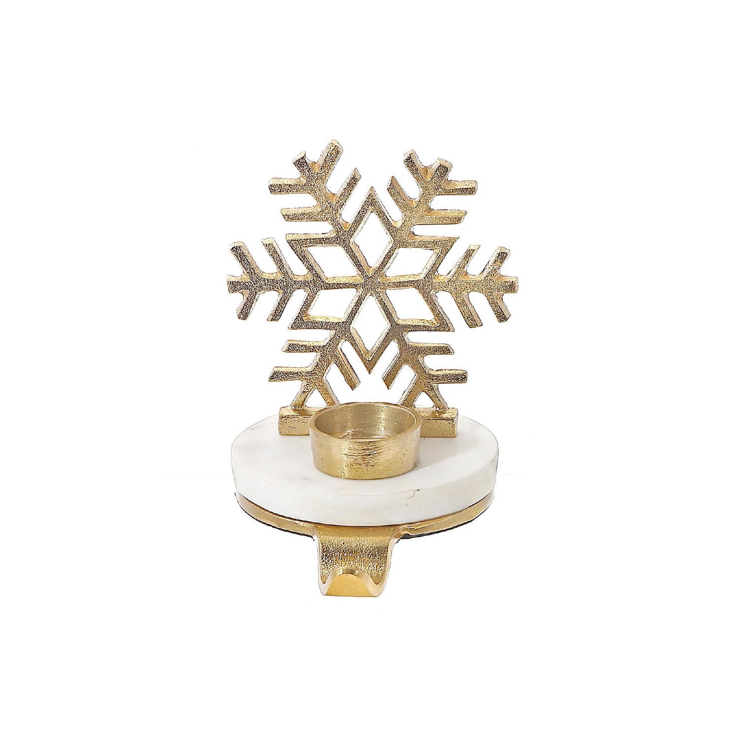 Christmas Snowflake With Tealight Stocking Holder