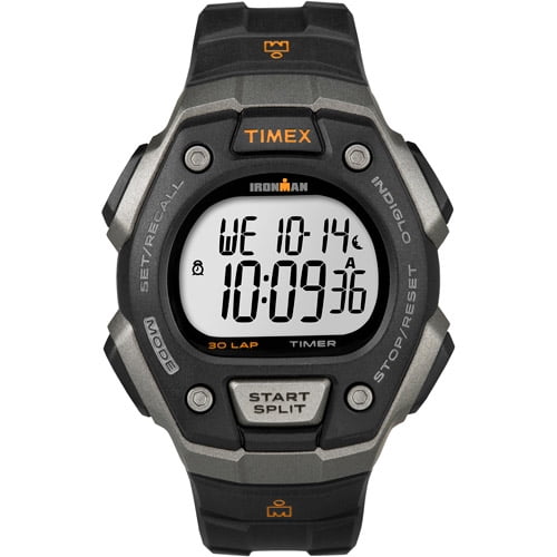 Timex Men's Ironman Classic 30 Full-Size Watch, Black Resin Strap by Timex