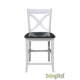 thumbnail image 2 of BingLTD - Ruby 40" Tall Stool - White (STL142-RW-WHT), 2 of 3