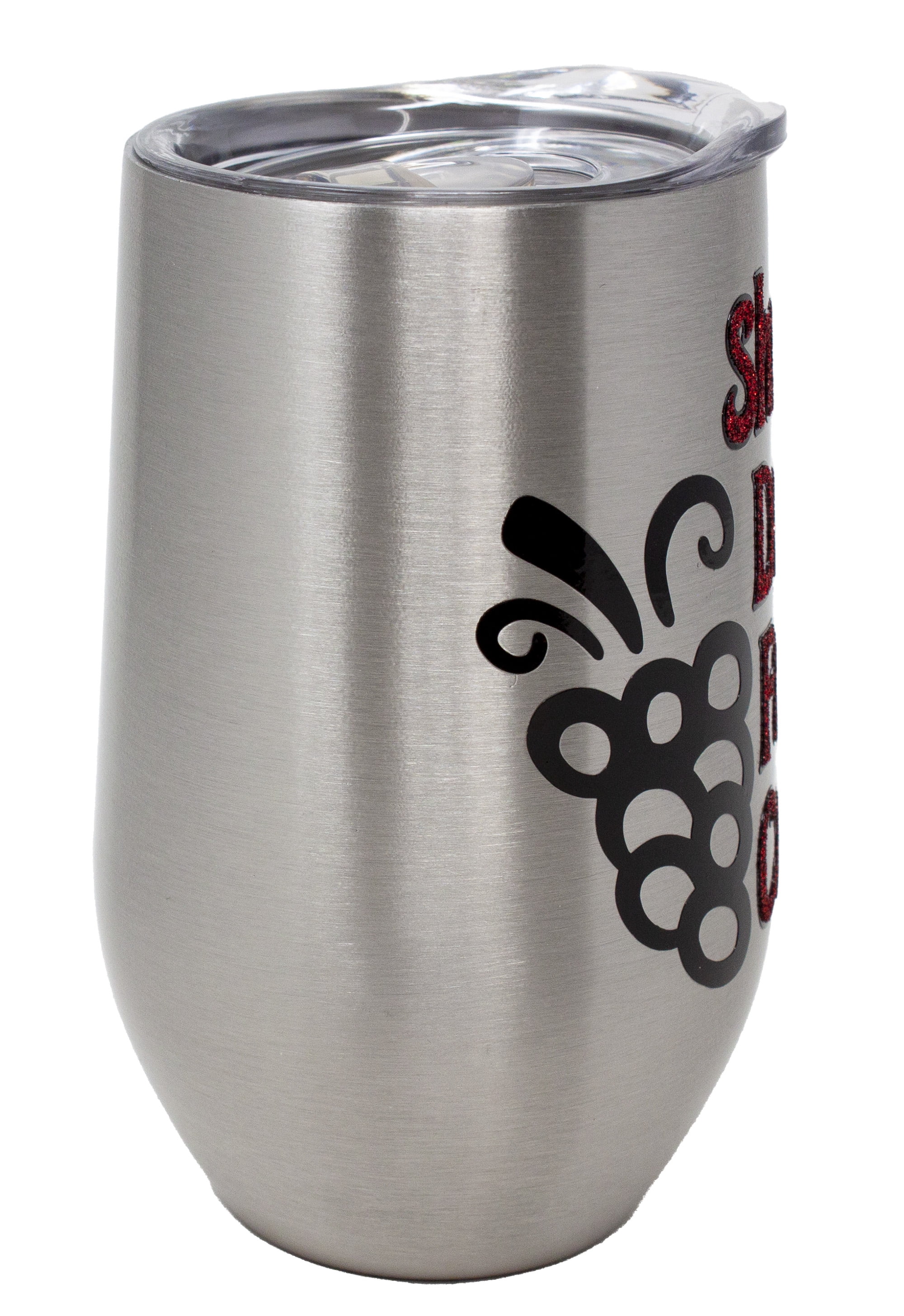 I Love Wine – Engraved Stainless Steel Wine Tumbler, Vacuum Insulated Mug,  Party Favor Gift – 3C Etching LTD