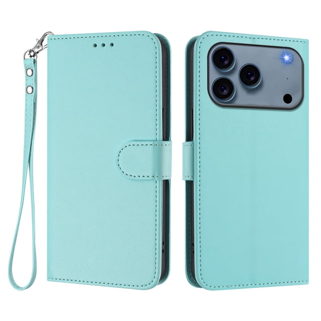 Funda Cartera GANGXUN para iPhone 17 Pro Max – Cierre Magnético, Protección RFID, Correa Desmontable, Compatible con Carga Inalámbrica