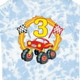 thumbnail image 4 of Inktastic Monster Truck 3rd Birthday Boys or Girls Toddler T-Shirt, 4 of 5