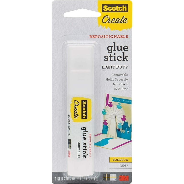 Scotch Repositionable Restickable Glue Stick