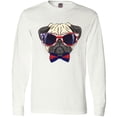 thumbnail image 3 of Inktastic Pug Dog July 4th Patriotic Sunglasses Long Sleeve T-Shirt, 3 of 5