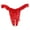 Red, variant on Xiaoxatg Sexy Panties for Women Sexy Transparent Lace Underwear For Women With Low Waist And Spicy Open Crotch Pearl Massage Thong Thin Mesh T Shirt Bikini Panties for Women Seamless