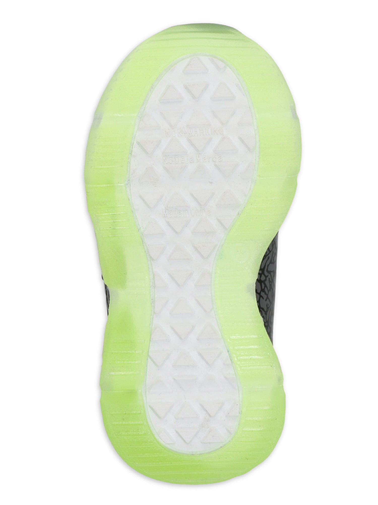 Jurassic World by Universal Boys Toddler Athletic Light-up Green Sneaker