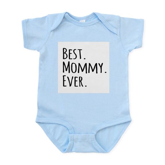 CafePress - Best Mommy Ever Body Suit - Baby Light Bodysuit, Size Newborn - 24 Months
