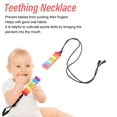 thumbnail image 3 of Collier Bébé, Pendentif Sensoriel en Silicone pour Garçons Filles, 3 of 8
