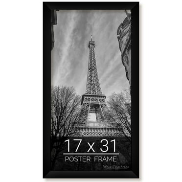 17x31 Black Picture Frame for Puzzles Posters Photos or Artwork
