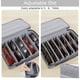 thumbnail image 5 of Yuarrent Cajas para mujer de la lente del organizador elegante de cuero de las gafas con el cierre de cremallera que garantiza un almacenamiento Almacenamiento y organización del hogar, 5 of 6
