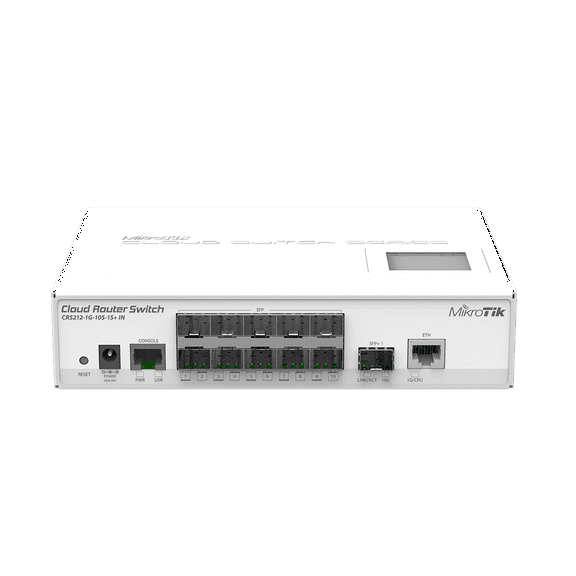 Pre-Owned Mikrotik CRS212-1G-10S-1S IN Cloud Router Layer 3 Gigabit Switch 12 port OSL5