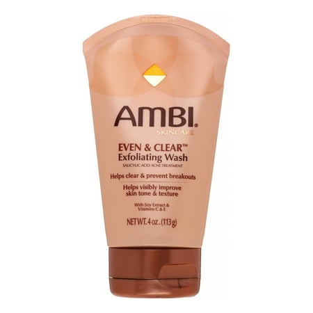 UPC 301875470043 product image for AMBI Even & Clear Exfoliating Wash, 4 Oz | upcitemdb.com