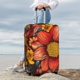 thumbnail image 4 of Uemuo Colorful Vintage Floral Pattern Printed Washable Luggage Cover - Fashion Suitcase Protector Fits 18-32 Inch Luggage -Large, 4 of 9