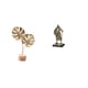 thumbnail image 1 of Escultura de hojas,Estatua de hoja de metal Escultura de hoja Decoración del hogar,Figura de escritorio,Estatua de caballero,arte,artesanía,coleccionable,escritorio,oficina,Figura, 1 of 8