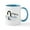 White/Blue Inside, variant on CafePress - Penguin Mugs - 11 oz Ceramic Mug - Novelty Coffee Tea Cup