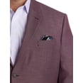 thumbnail image 3 of Synrgy by DXL Men's Big and Tall Textured Sport Coat Burgundy 2XL, 3 of 8