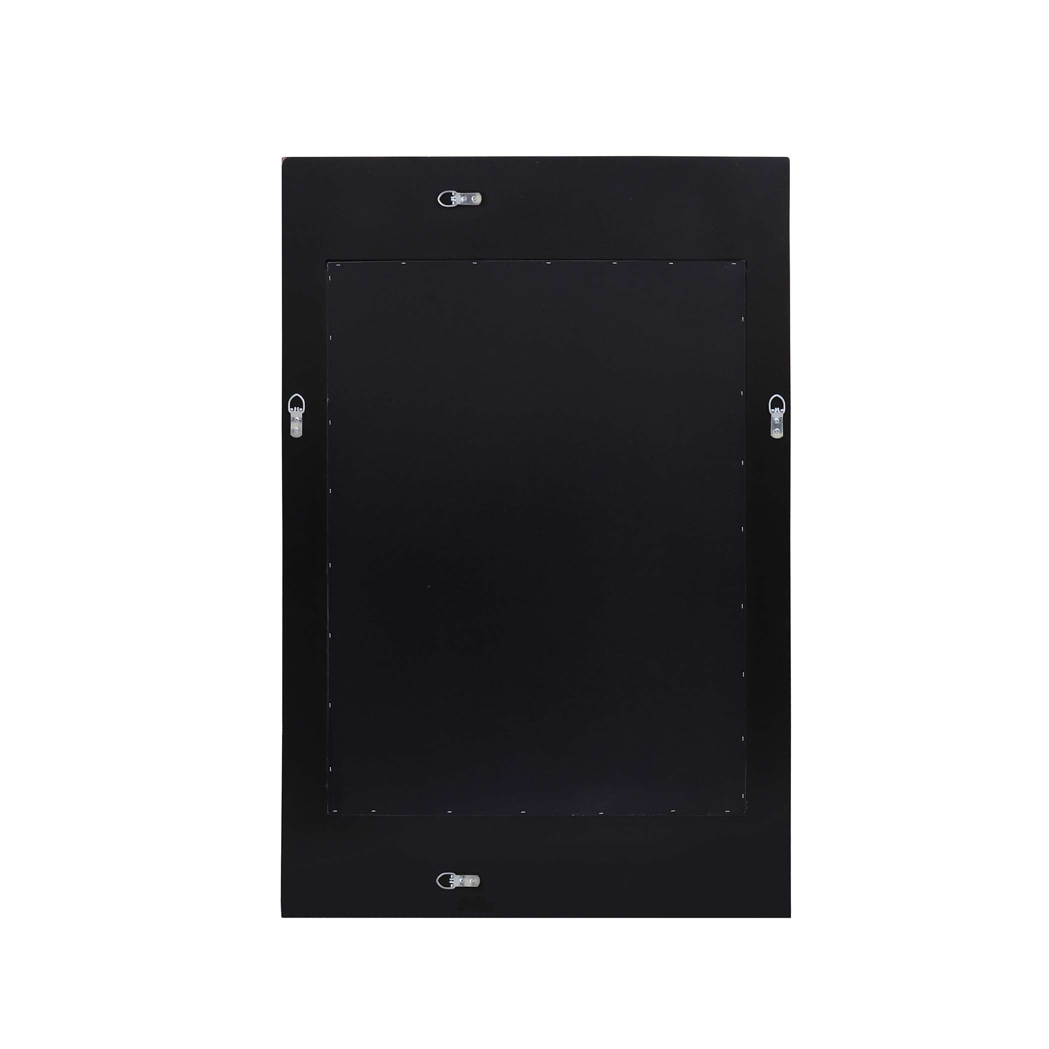 Better Homes & Gardens Lillian 24x36 Walnut Wall Mirror | Ribbed Rectangle Wood Frame for Bathroom, Bedroom, or Entryway