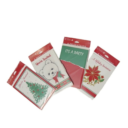 CC Christmas Decor Club Pack of 288 Christmas Holiday Party Invitation Cards