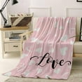 thumbnail image 2 of Yibo St.Patrick's Day Blankets Farm Buffalo Plaid Truck Shamrock Clover Soft Blanket Decorative for Home Sofa Couch Chair Living Bedroom Spring Holidays Green Black, 2 of 7